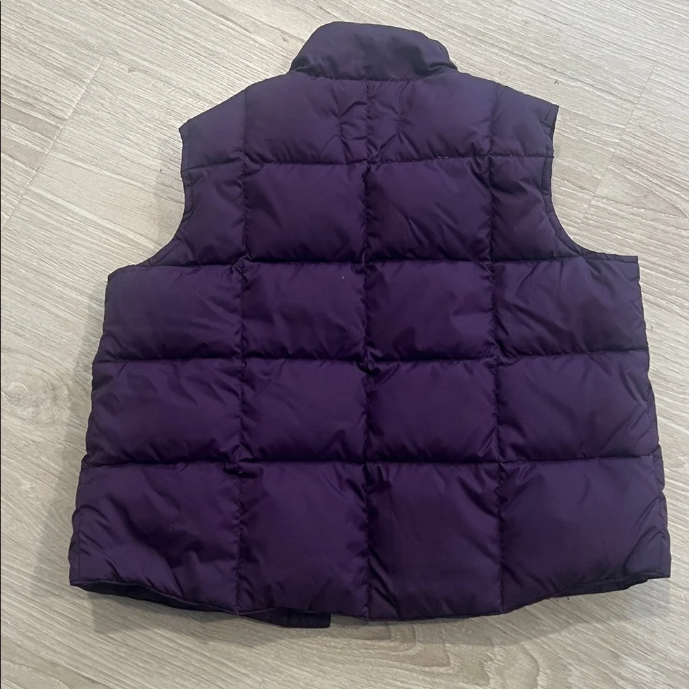 Lands' End Kids' Dark Purple Puffer Vest
